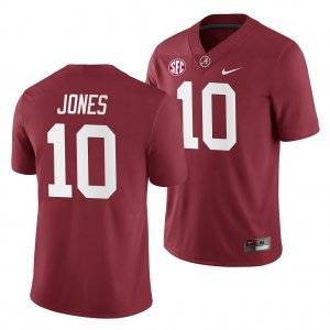 Men's Alabama Crimson Tide #10 Mac Jones Crimson 2019 NCAA Home Game College Football Jersey 2403NNTO5